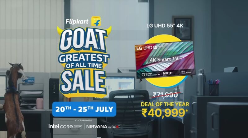 flipkart goat sale starts from 20th to 25th July